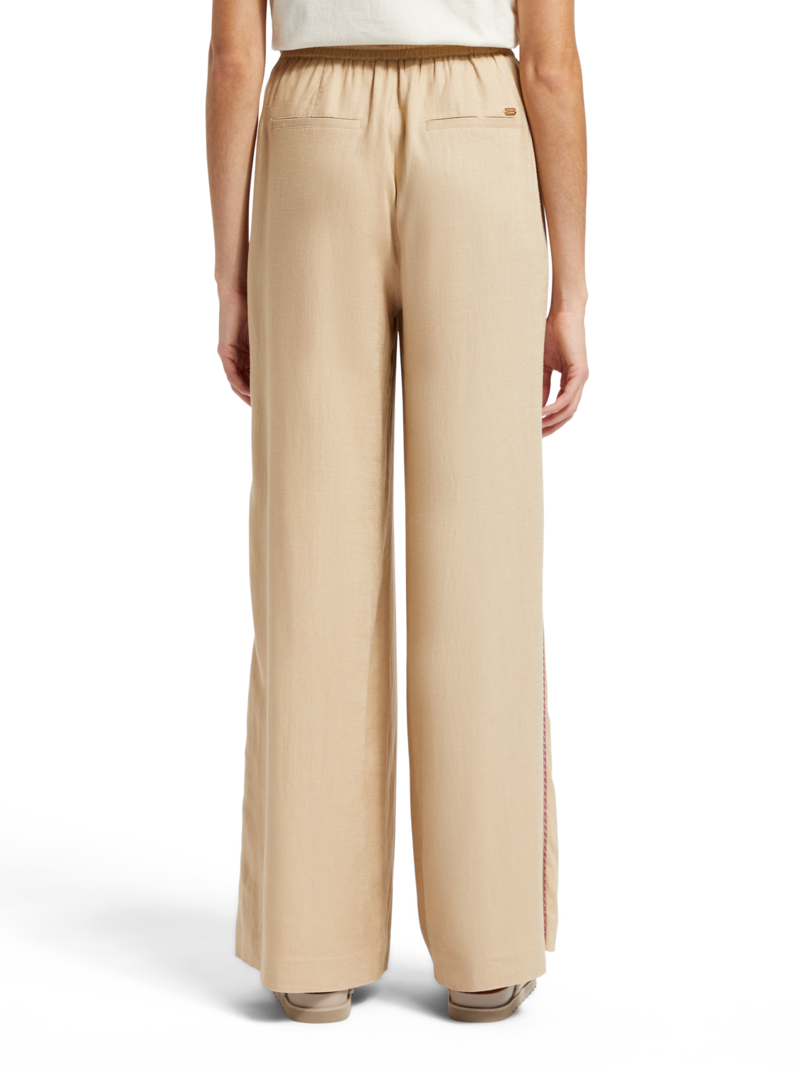 

Linen pull-on pant, Mocca