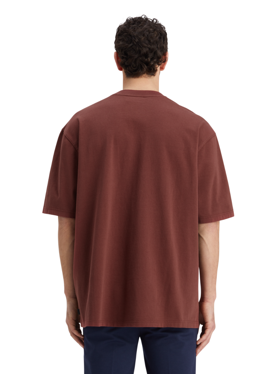 3 Crosses Loose Fit Chest Pocket T-Shirt