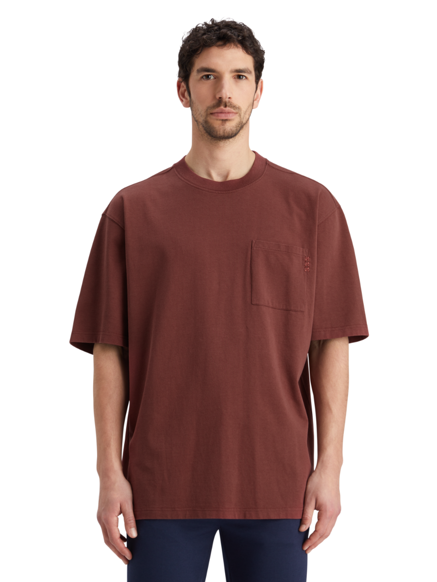 3 Crosses Loose Fit Chest Pocket T-Shirt