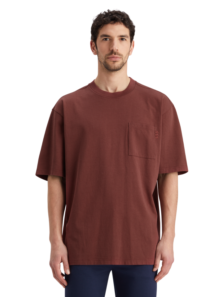 3 Crosses Loose Fit Chest Pocket T-Shirt