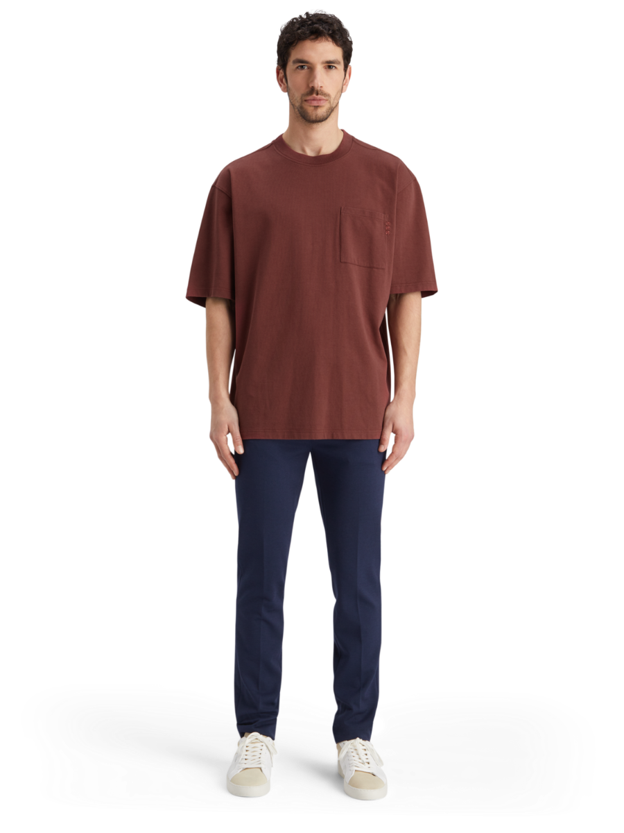 3 Crosses Loose Fit Chest Pocket T-Shirt