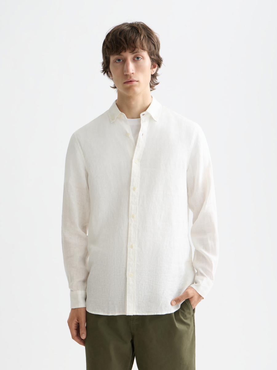 Core - Linen Shirt Longsleeved Button-Down