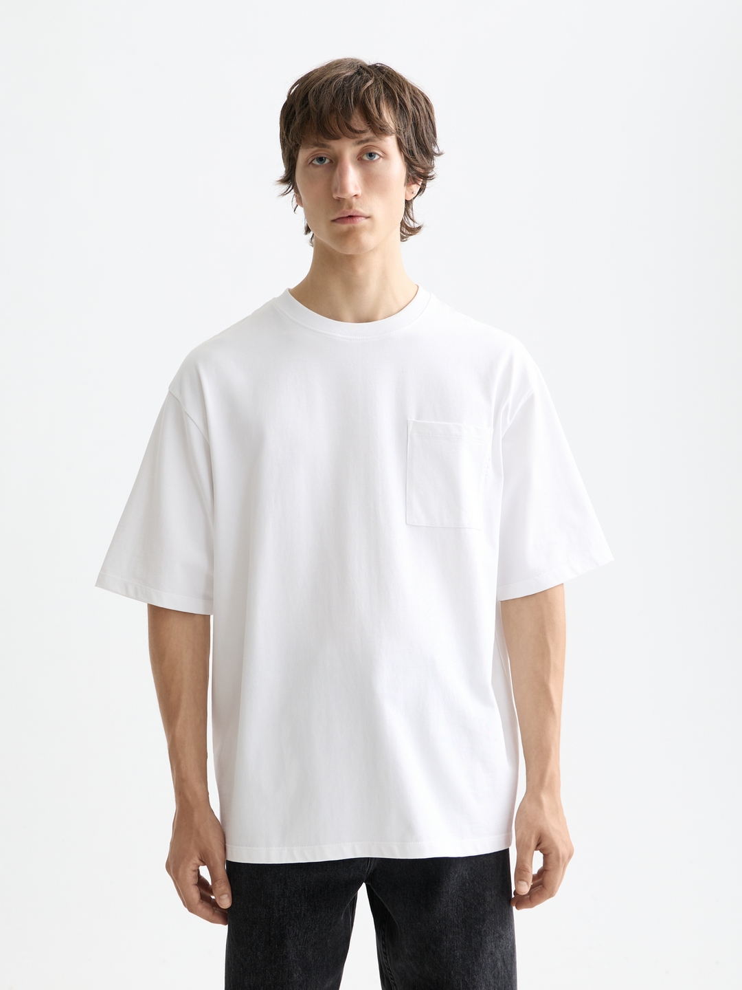 Essentials 3 Crosses Loose Pocket T-Shirt