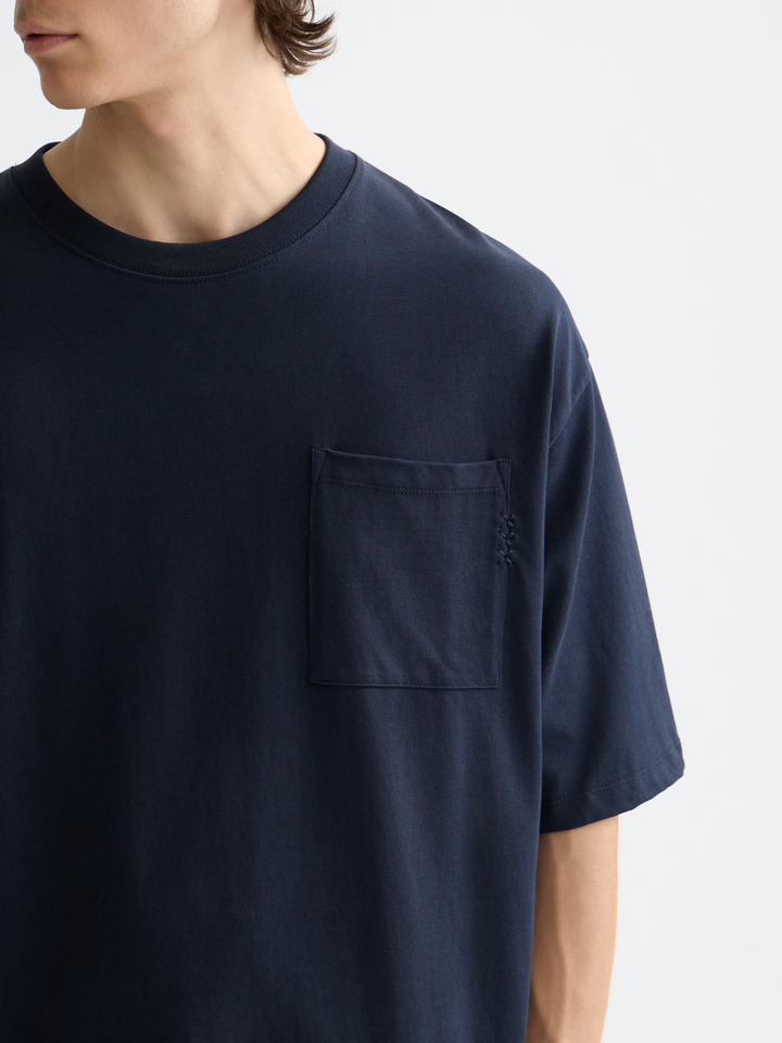 Essentials 3 Crosses Loose Pocket T-Shirt