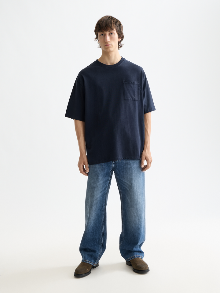 Essentials 3 Crosses Loose Pocket T-Shirt