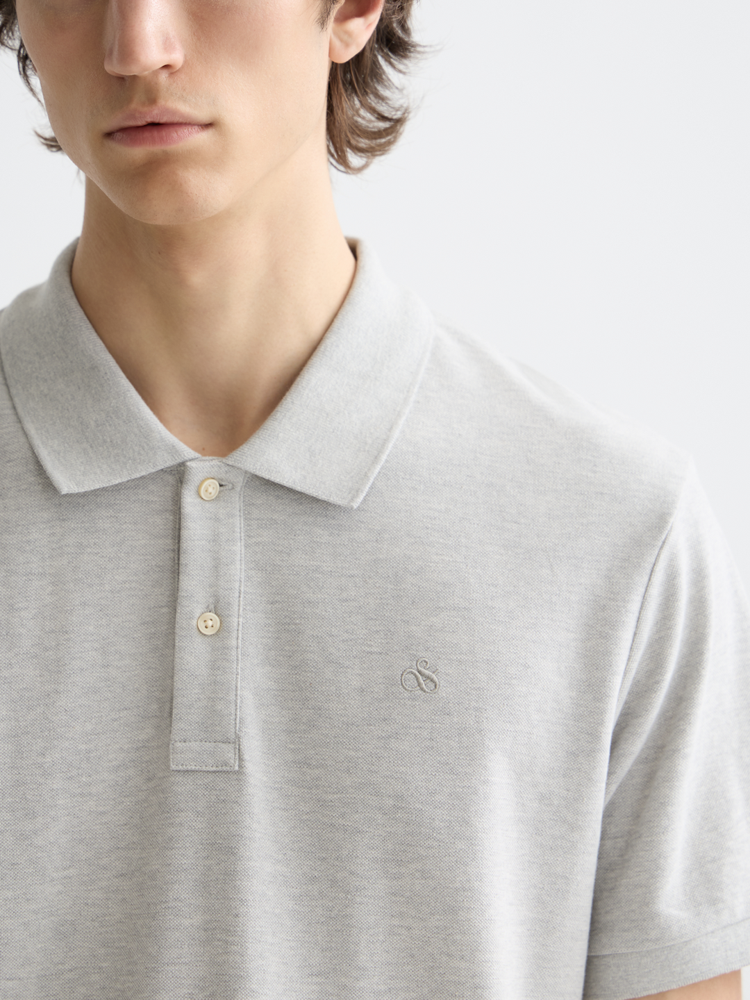 Essentials Logo Pique Polo
