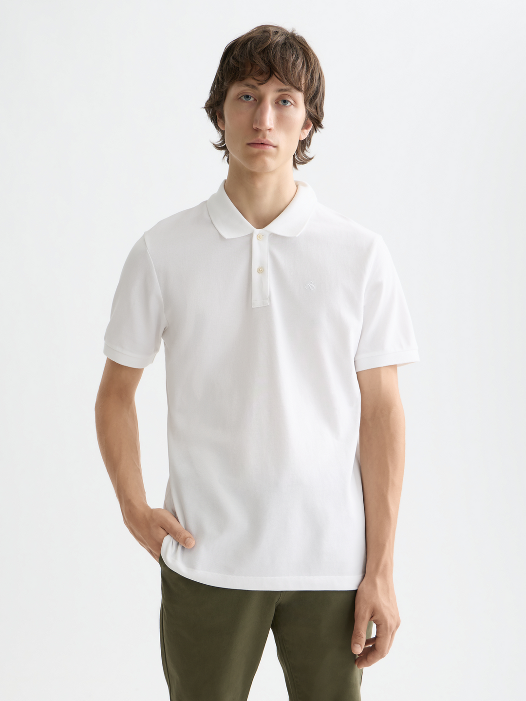 Essentials Logo Pique Polo