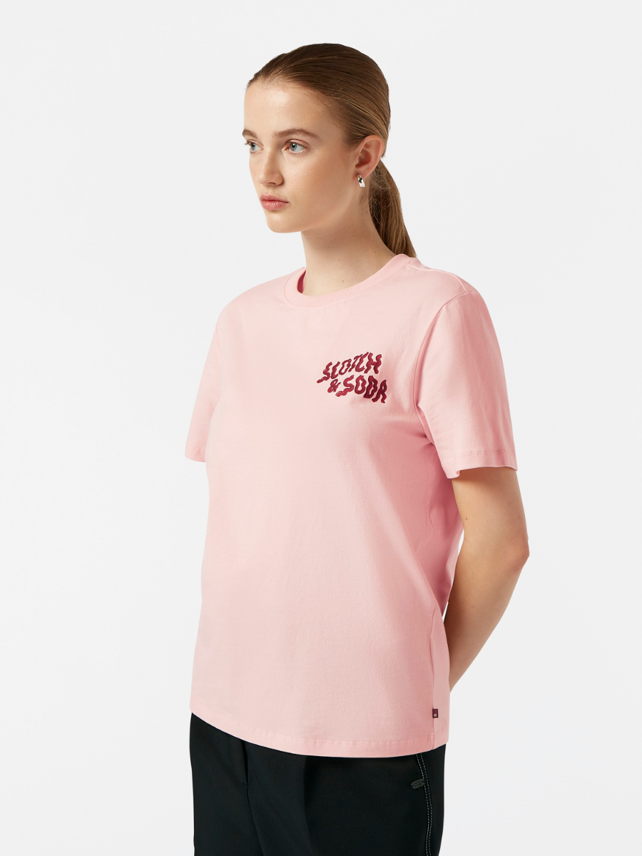 Regular fit T-shirt with front and back artwork