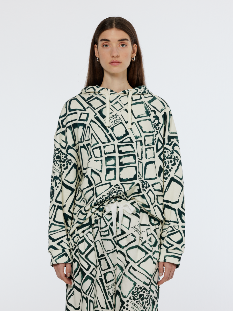 All over printed hoodie