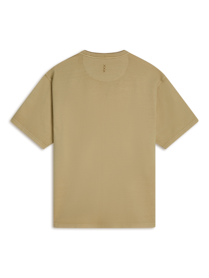 Relaxed-fit 3 crosses garment-dyed T-shirt