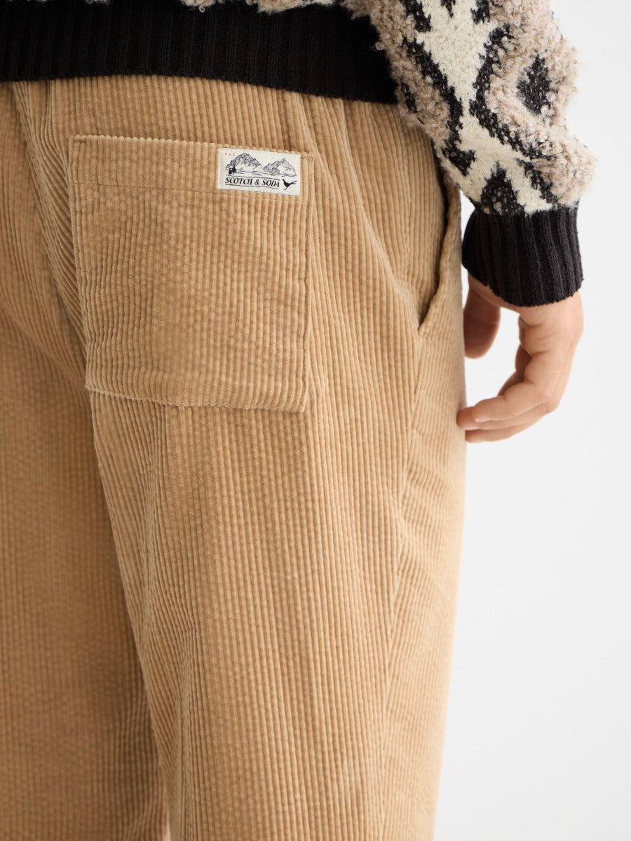 Fave Cotton Corduroy Loose Tapered Jogger