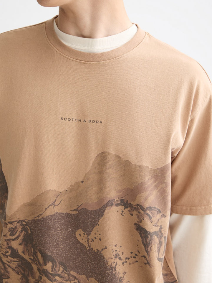 Loose Fit Overdyed Aw T-Shirt