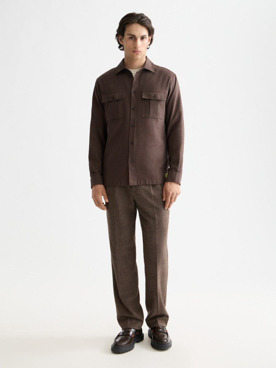 Melange Relaxed Shirt
