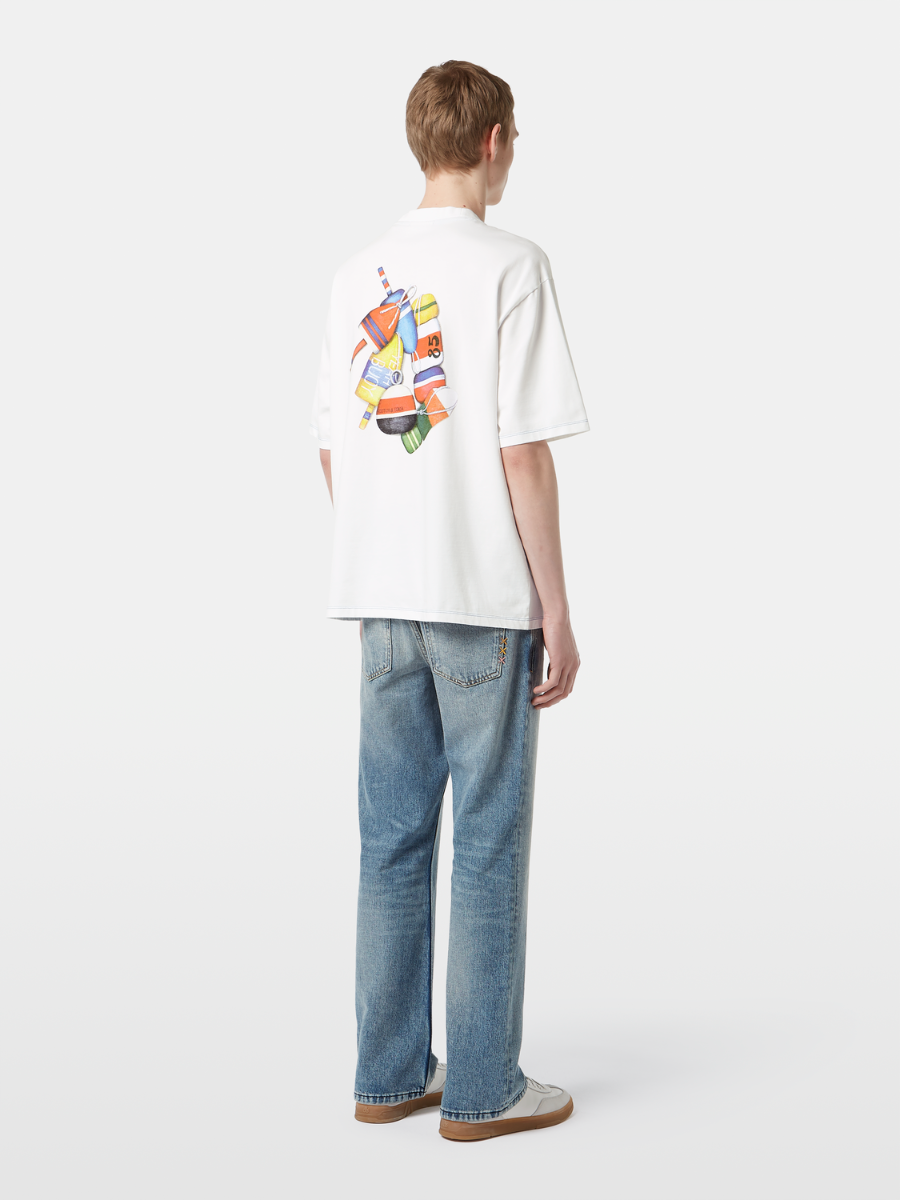 Loose-fit back artwork T-shirt