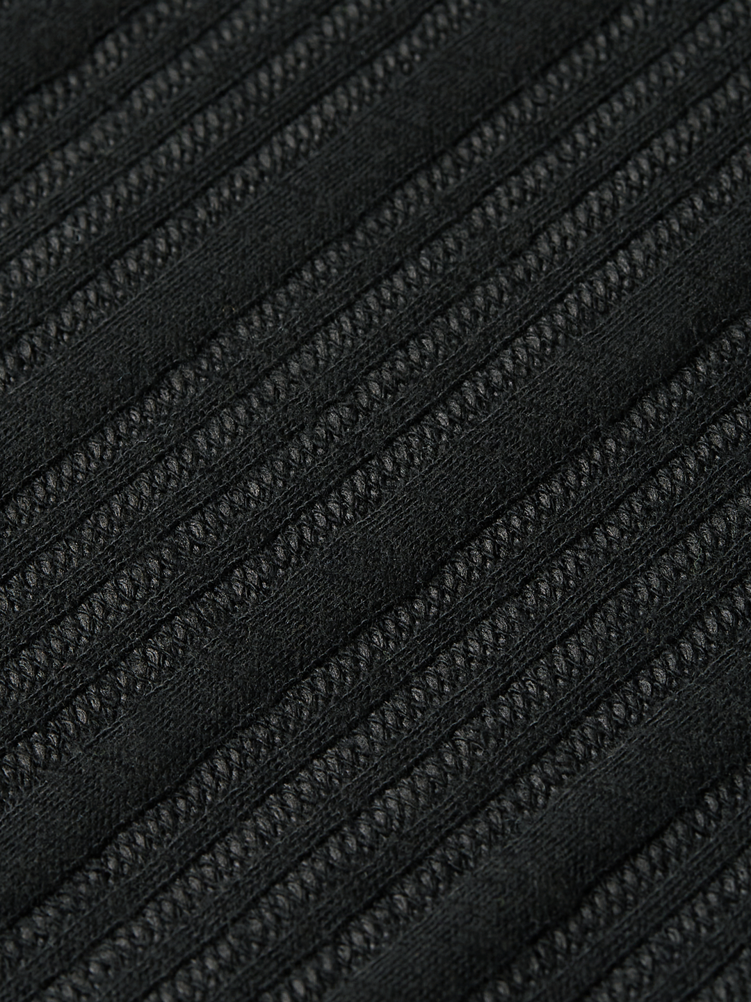 Structured Ribbed Relaxed Polo