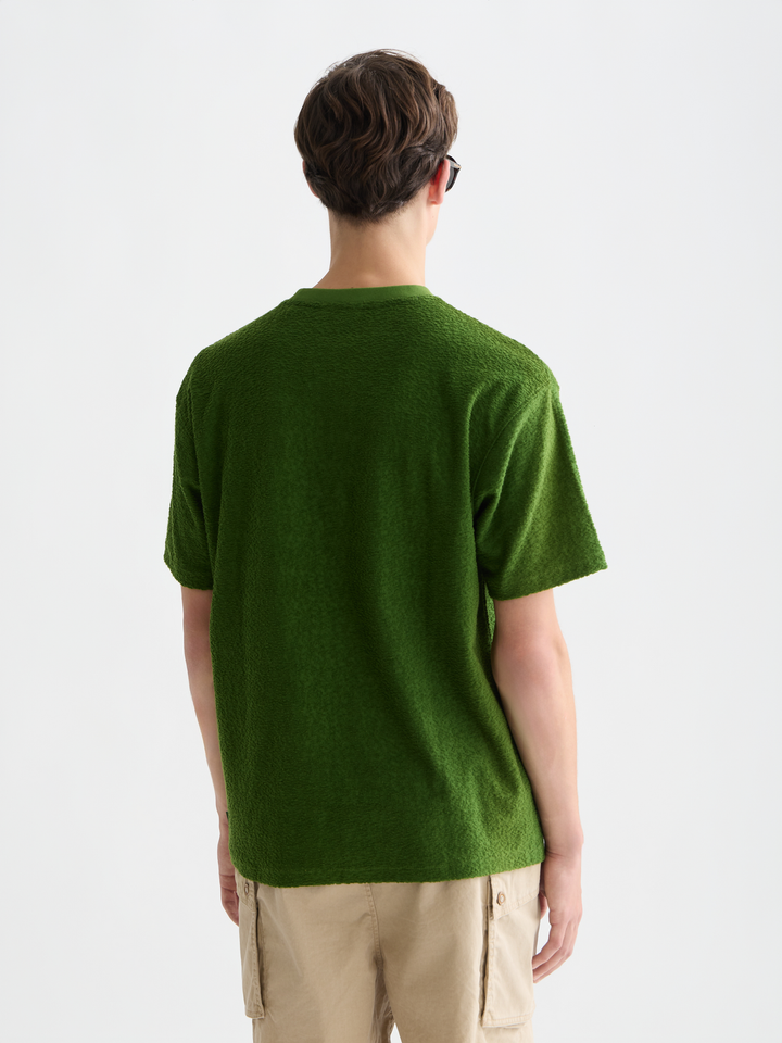 Jacquard towelling relaxedfit Tshirt