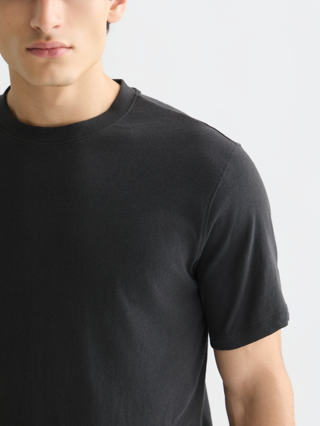 3 Crosses Cotton-Linen T-Shirt
