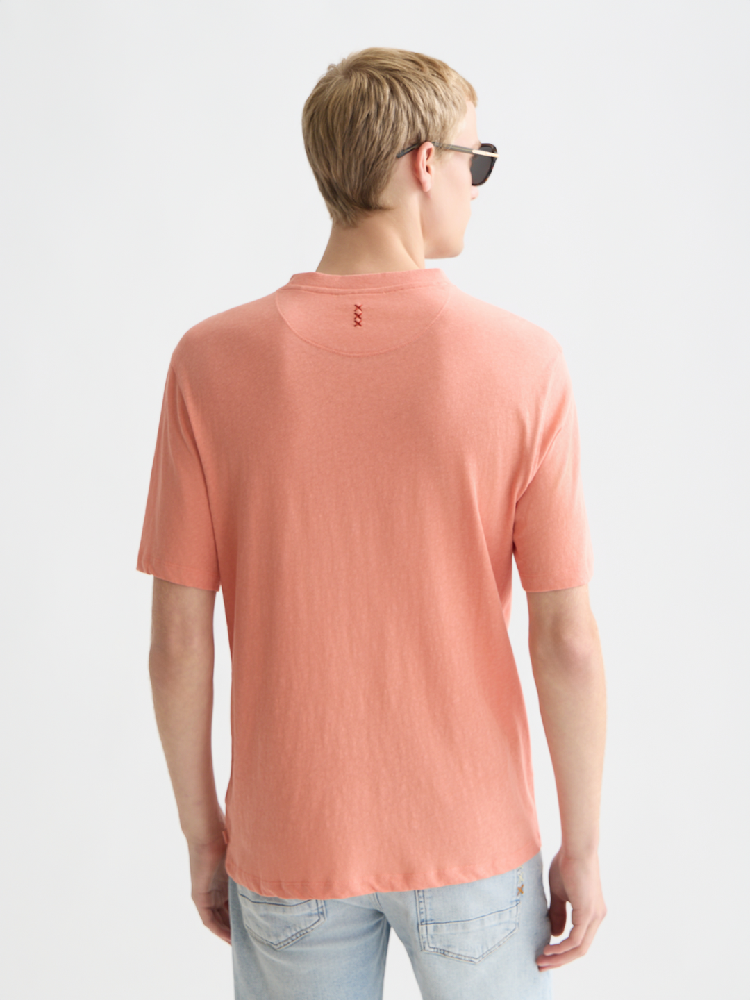 3 Crosses Cotton-Linen T-Shirt