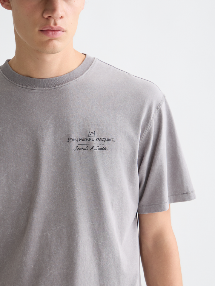 Scotch &amp; Soda X Basquiat Artwork Relaxed T-Shirt