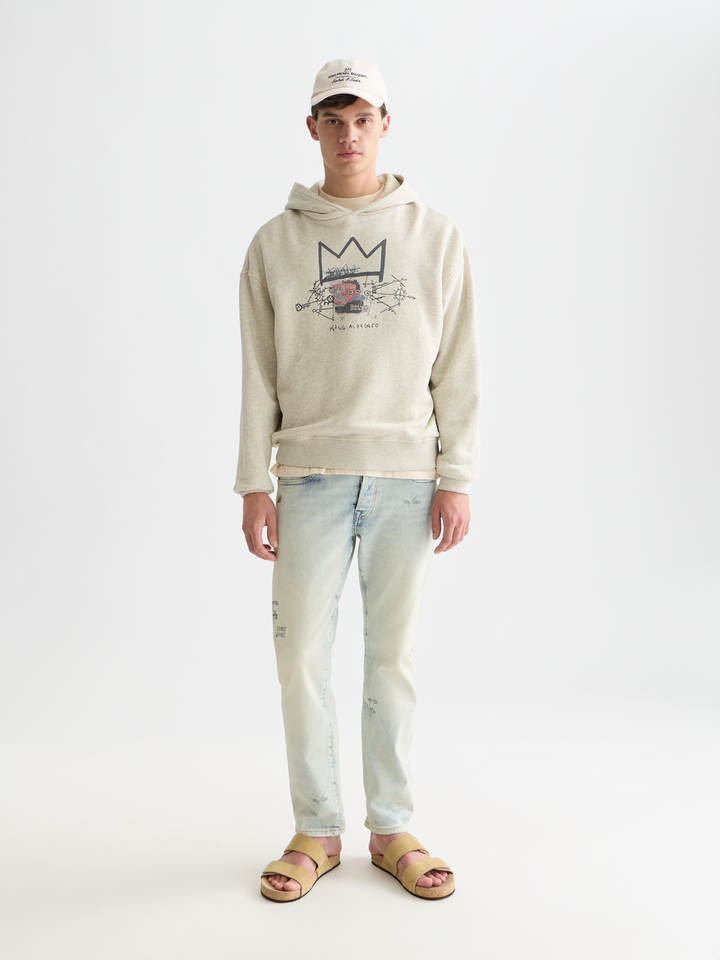 Scotch &amp; Soda X Basquiat Washed Artwork Hoodie