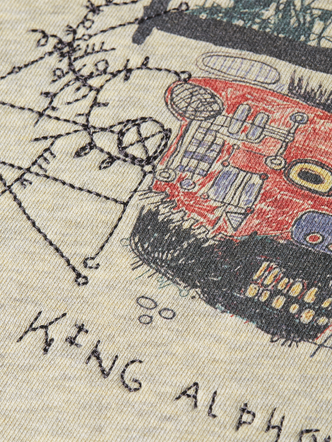 Scotch &amp; Soda X Basquiat Washed Artwork Hoodie