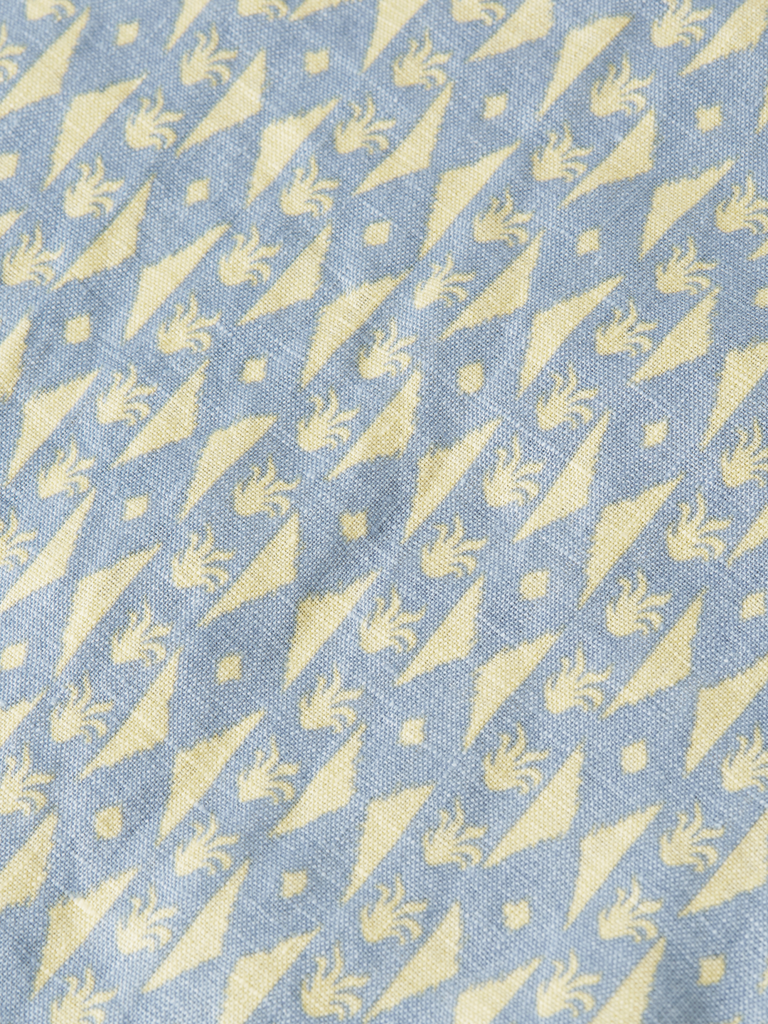 Printed Linen Short Sleeve Shirt