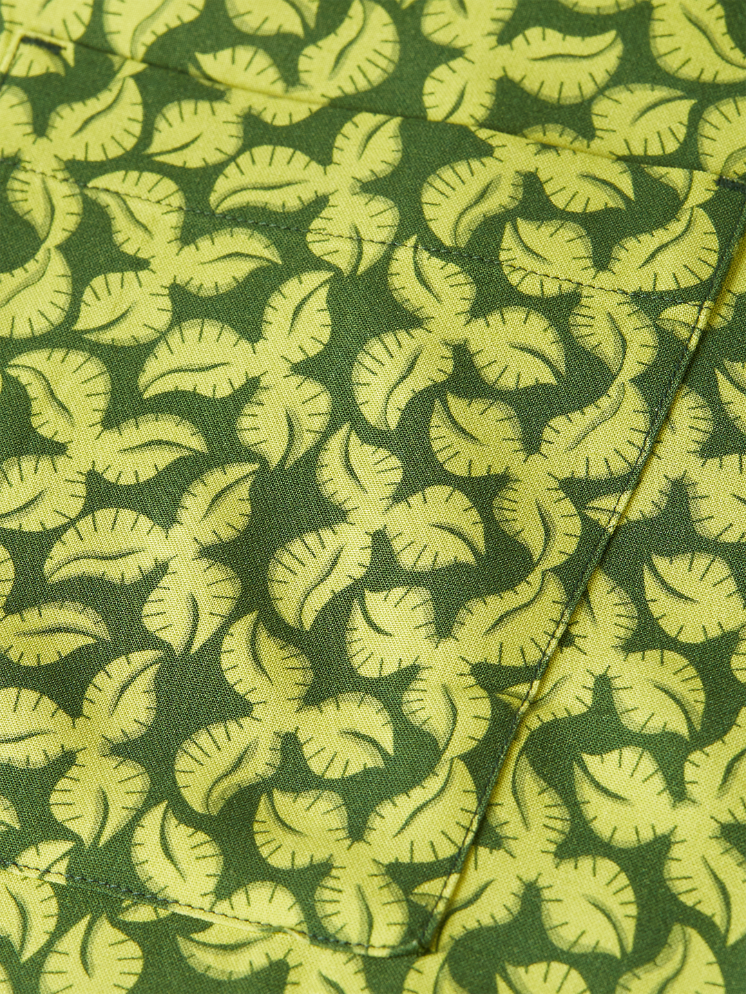 Printed viscose regularfit shortsleeved shirt
