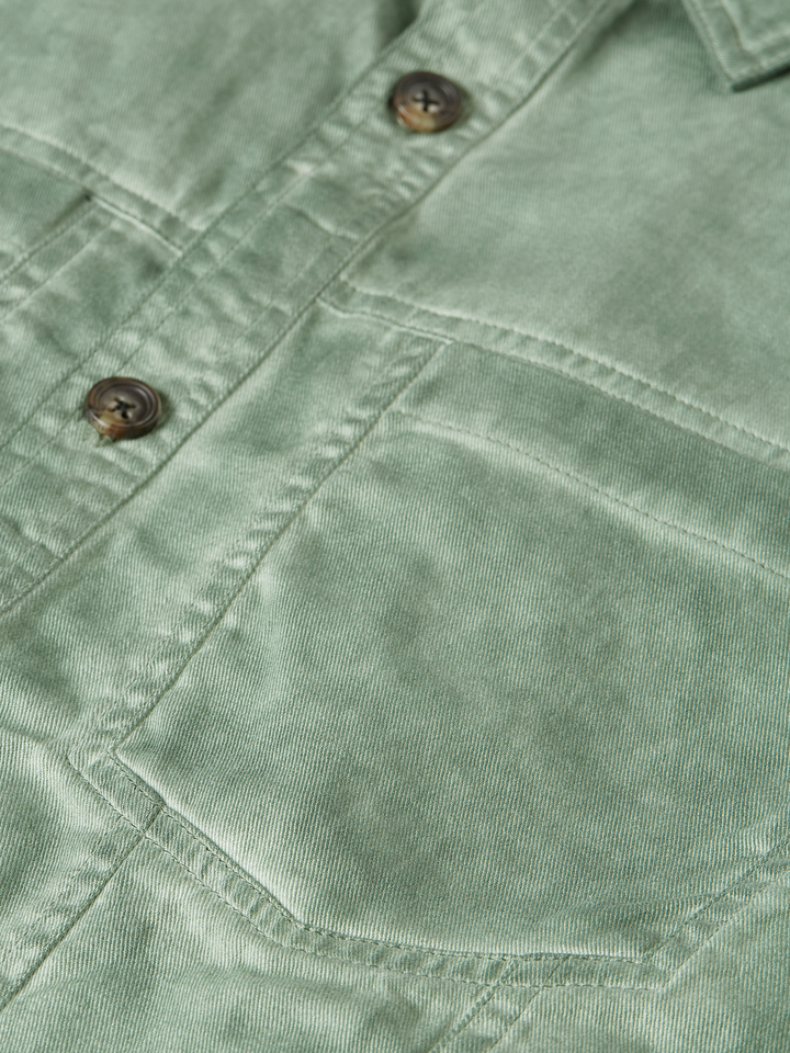 Washed Cotton Short Sleeve Shirt