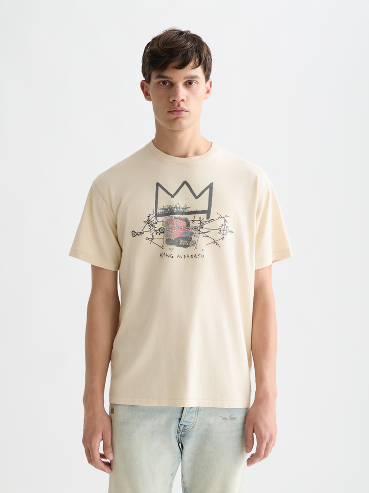 Scotch &amp; Soda X Basquiat Artwork Relaxed T-Shirt