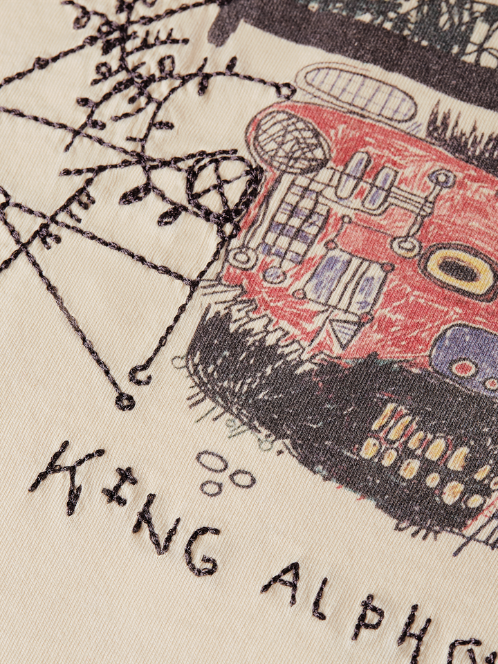 Scotch &amp; Soda X Basquiat Artwork Relaxed T-Shirt