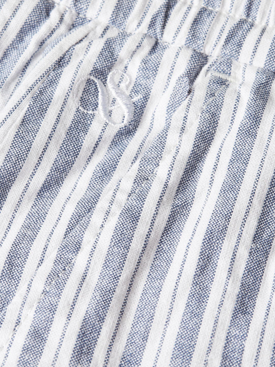 Fave Cotton-Linen Yarn-Dyed Bermuda Shorts