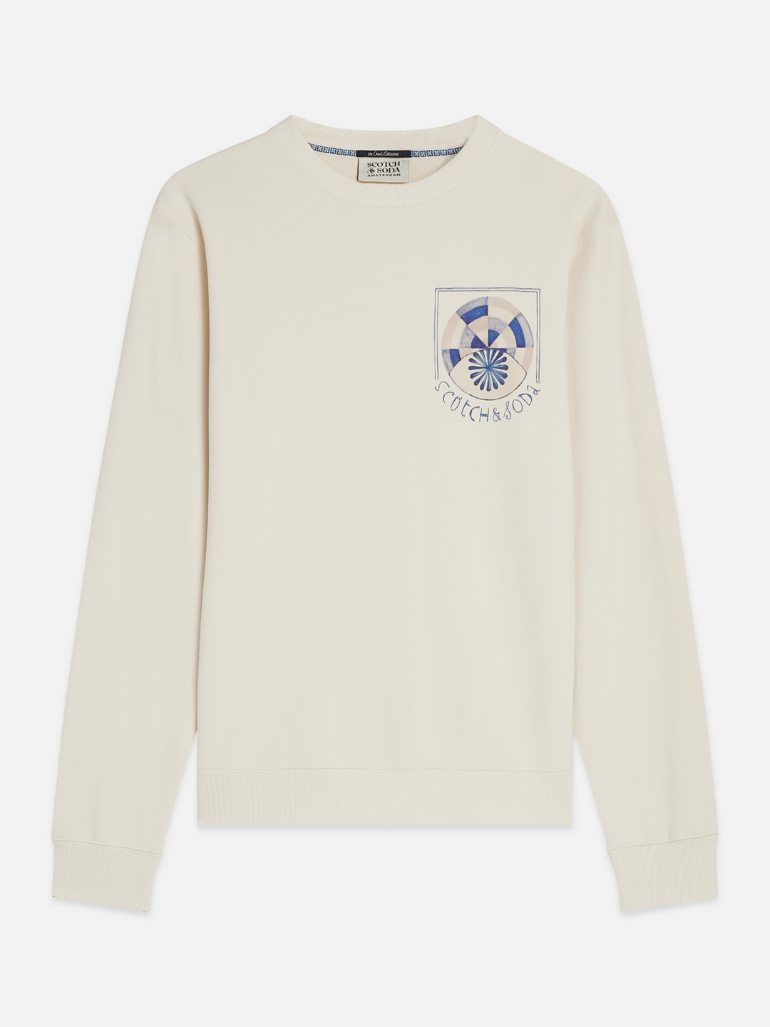 Front and back artwork regular-fit sweatshirt
