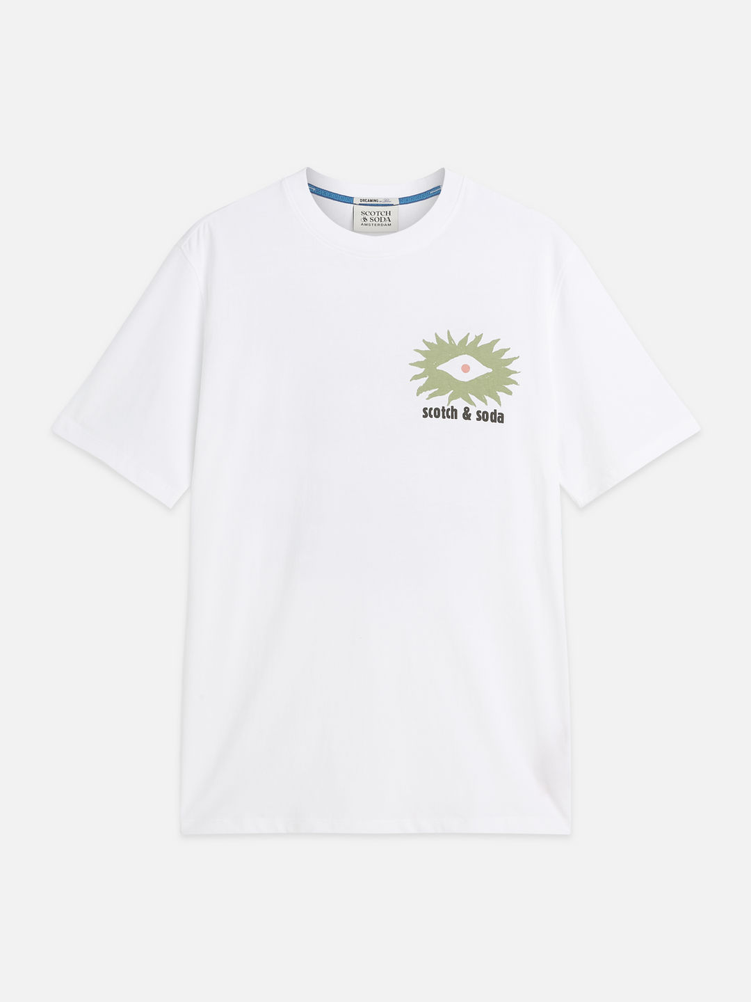 Front and back artwork relaxed-fit T-shirt