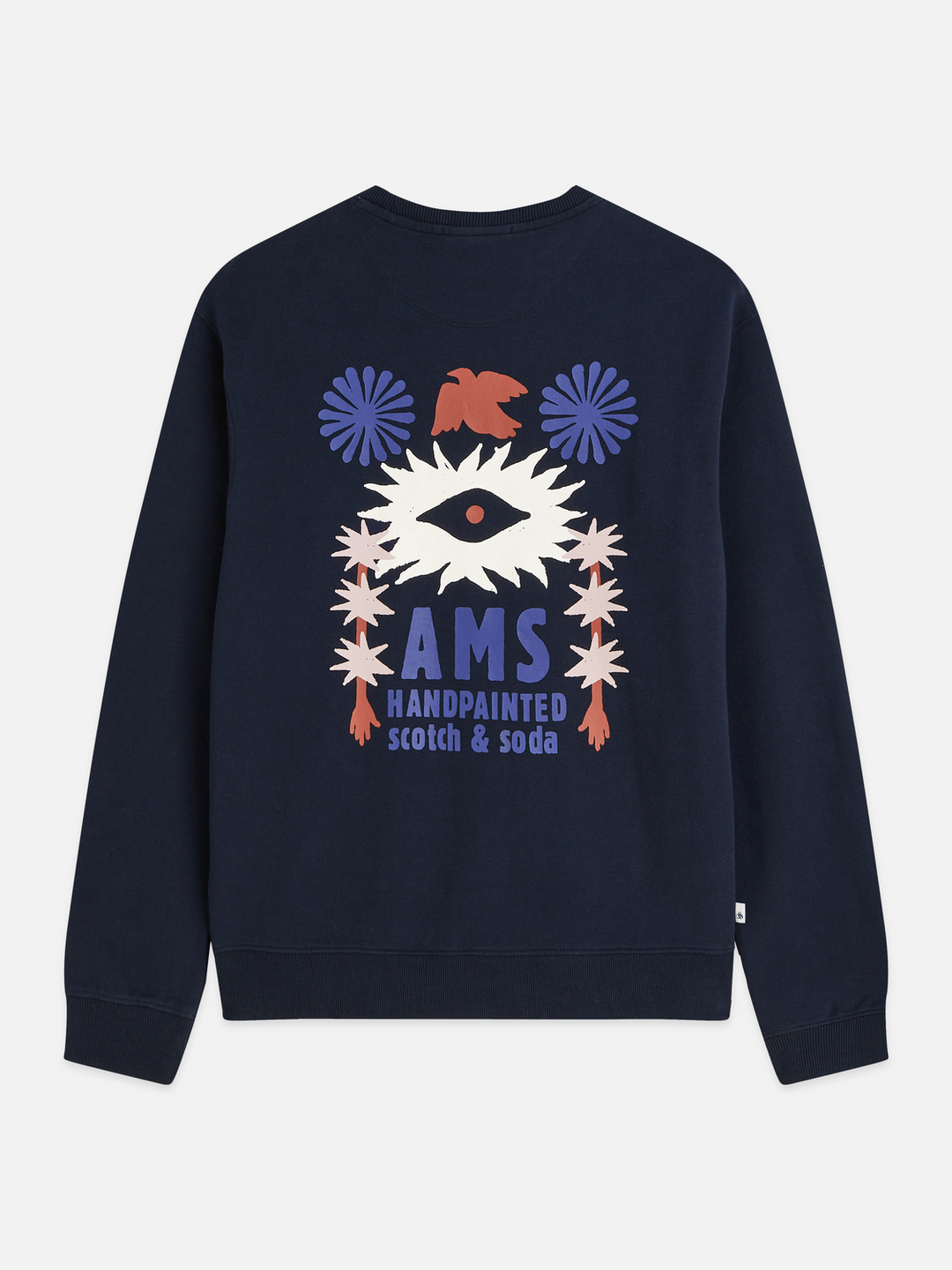 Front and back artwork regular-fit sweatshirt