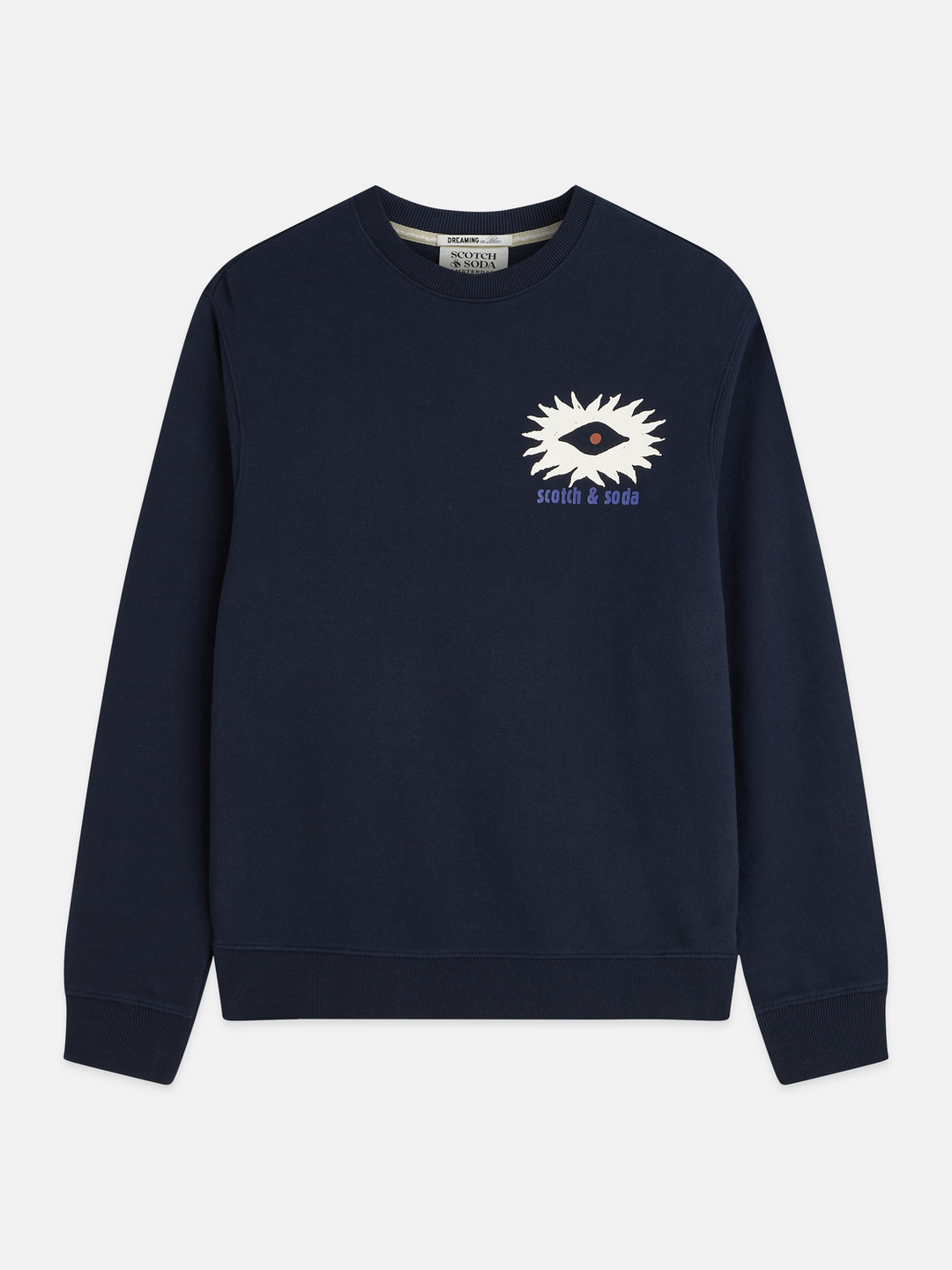 Front and back artwork regular-fit sweatshirt