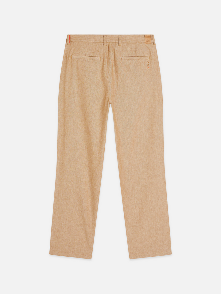 Harper linen blend twill tapered-fit chino