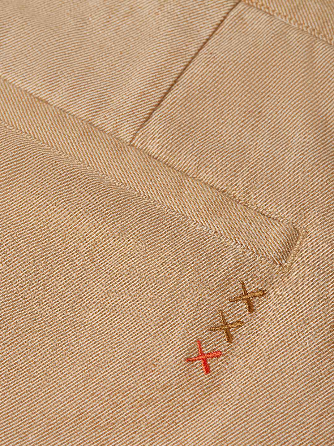 Harper linen blend twill tapered-fit chino
