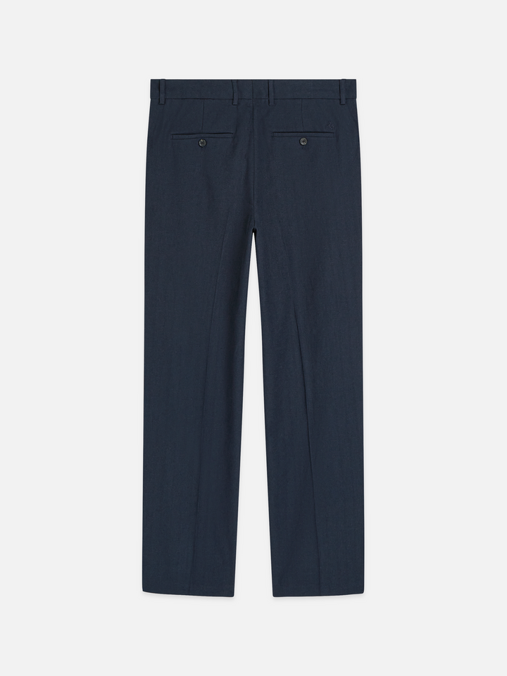 Otis linen blend herringbone relaxed straight-fit chino