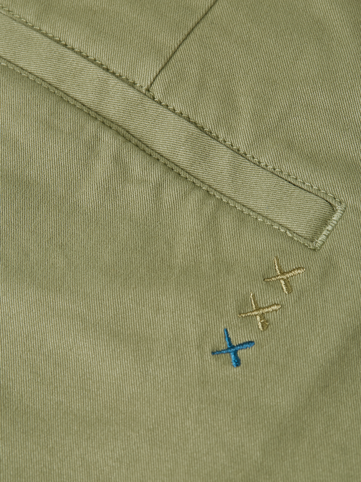 Seasonal core Stuart cotton twill regular-fit shorts