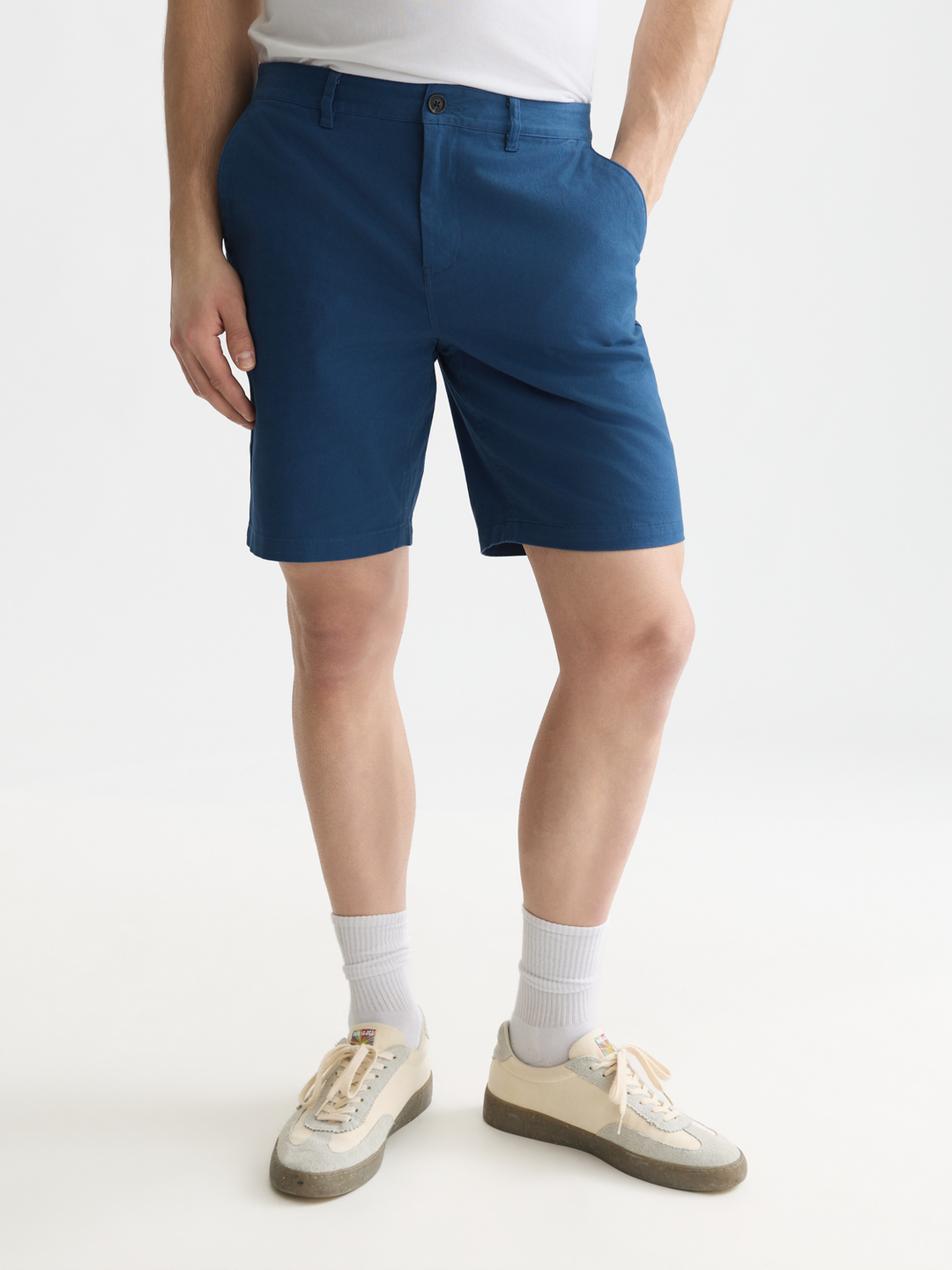 Seasonal core Stuart cotton twill regular-fit shorts