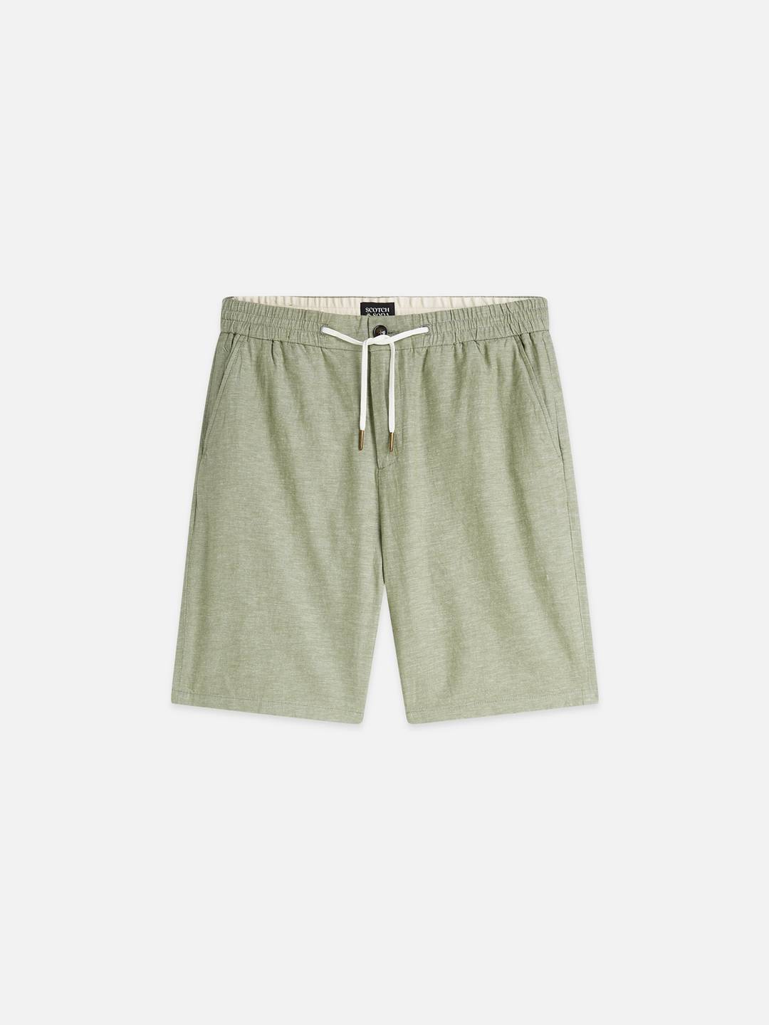 Seasonal core Fave cotton linen regular-fit shorts