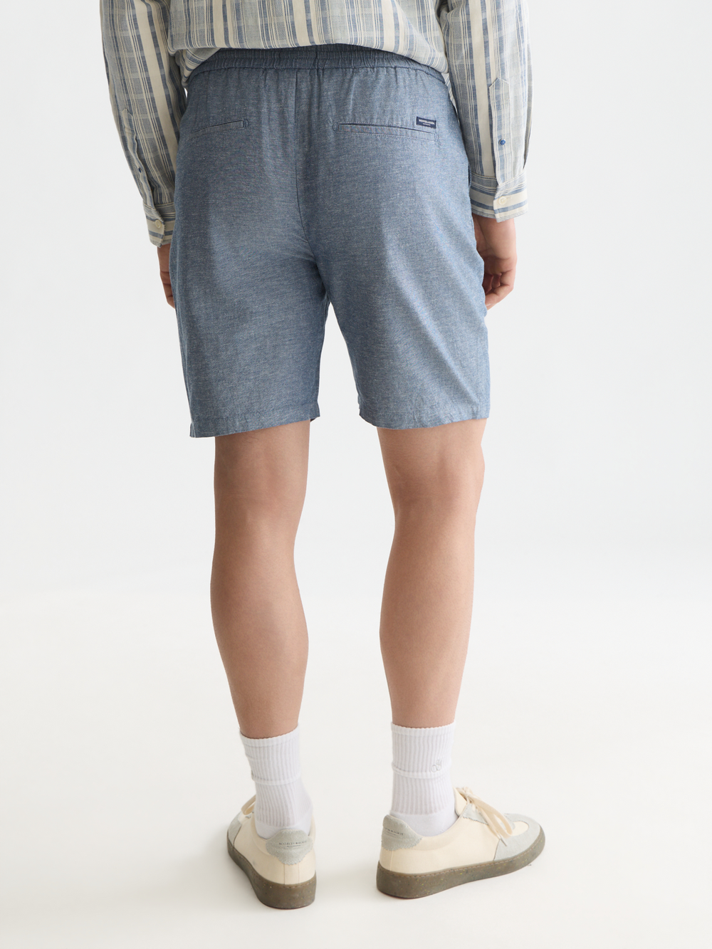 Seasonal core Fave cotton linen regular-fit shorts