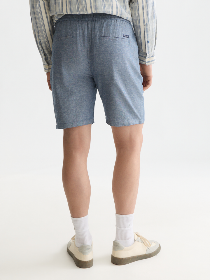 Seasonal core Fave cotton linen regular-fit shorts