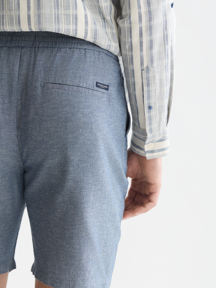 Seasonal core Fave cotton linen regular-fit shorts
