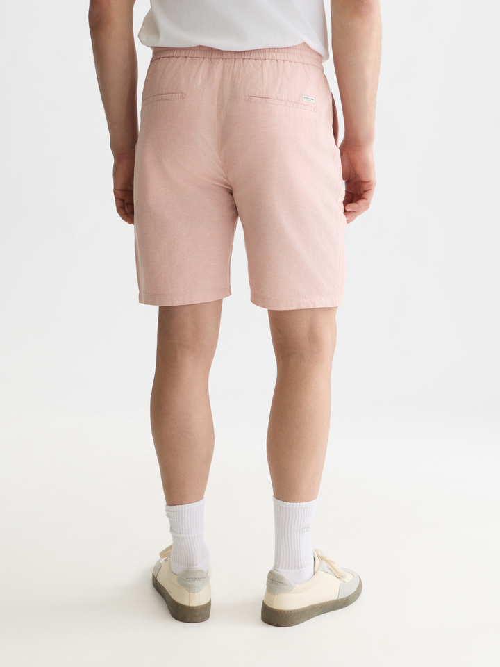 Seasonal core Fave cotton linen regular-fit shorts