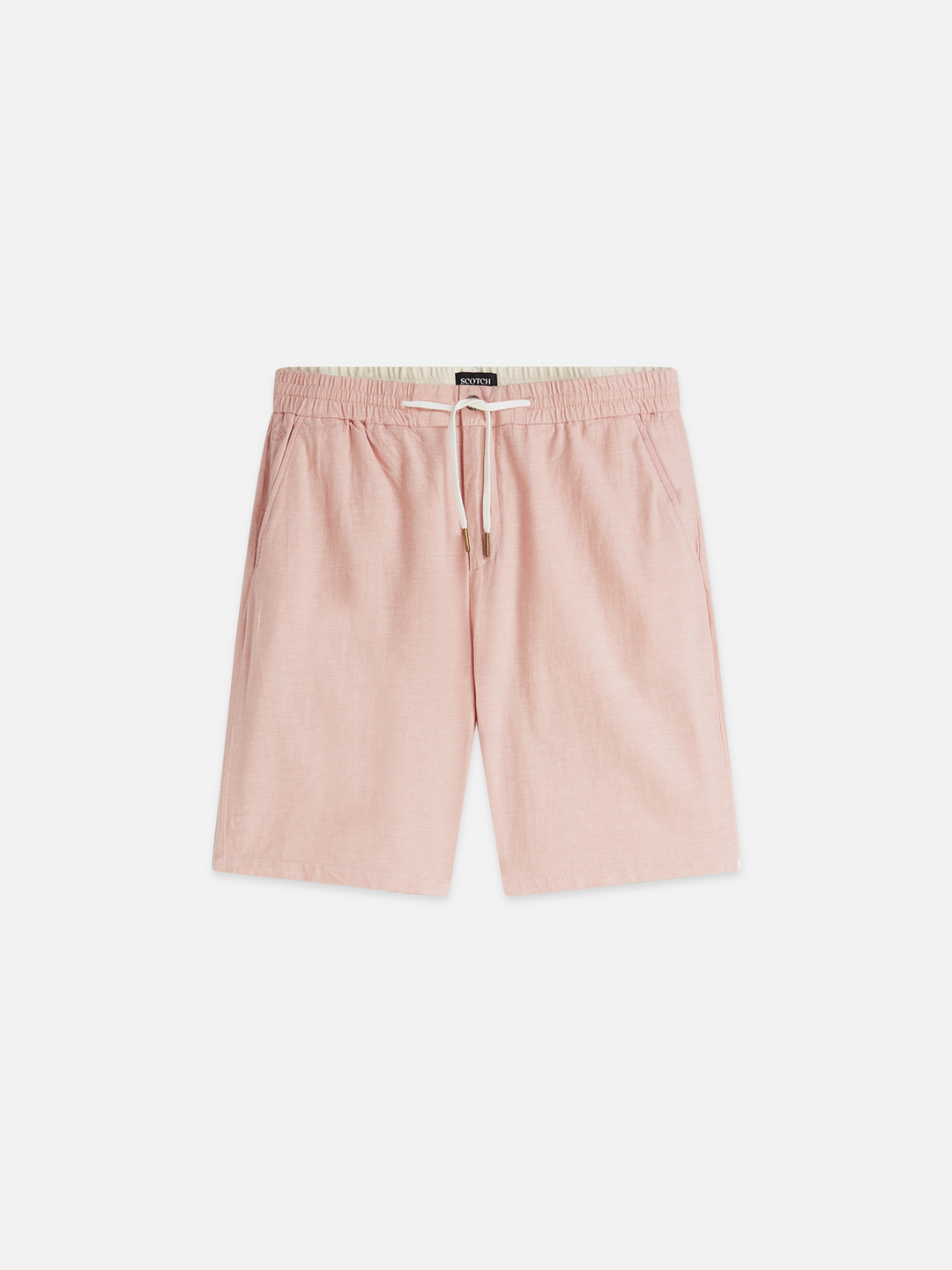 Seasonal core Fave cotton linen regular-fit shorts