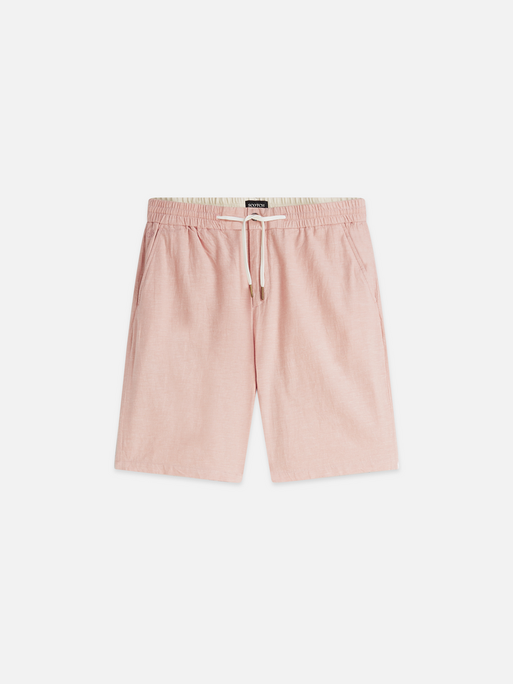 Seasonal core Fave cotton linen regular-fit shorts