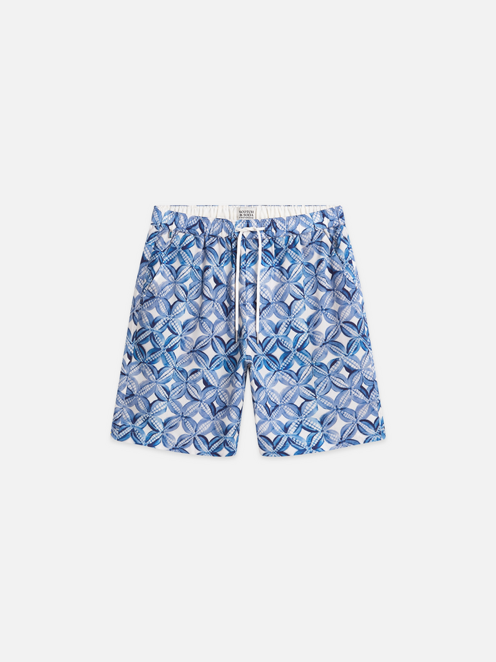 Fave printed tencel relaxed-fit bermuda shorts