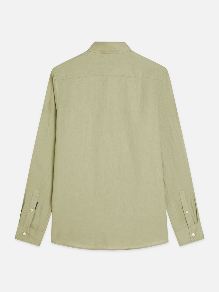 Seasonal core linen regular-fit shirt