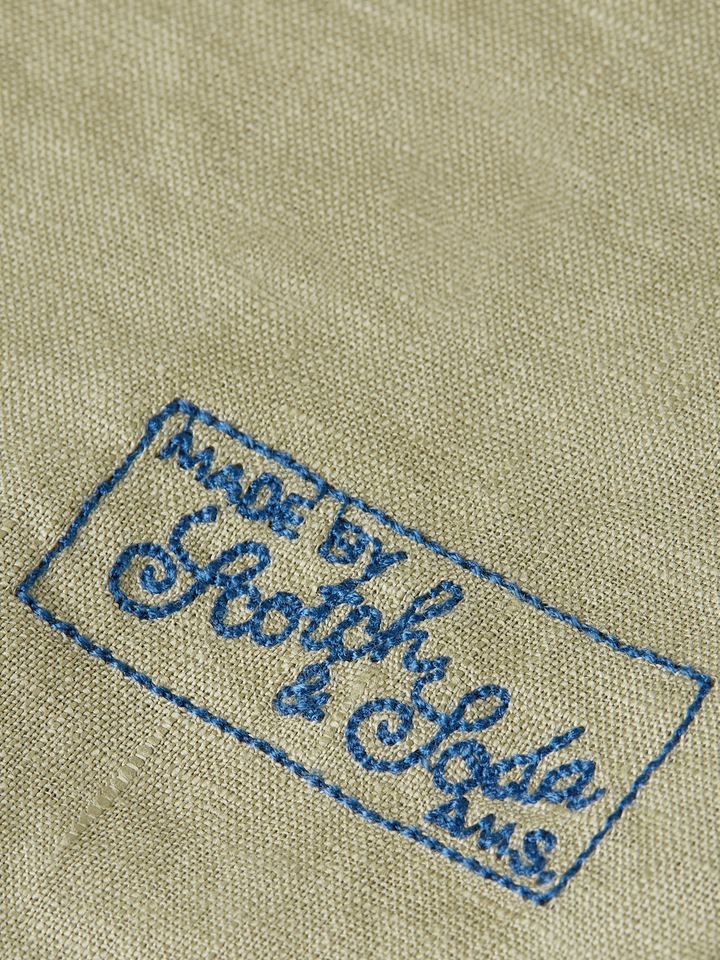Seasonal core linen regular-fit shirt